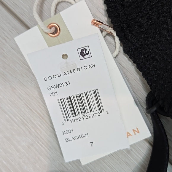 NWT Good American Women Always Twist Bikini Top plus size sz 7/4XL - Picture 6 of 12